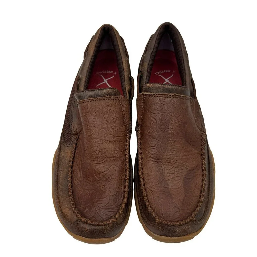Twisted X Slip-On Driving Mocs Model MDMS014 Men's Size 8.5